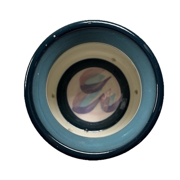 Signed Pottery Votive Candle Holder Illuminate with‎ Holes 1994 Artisian Boho - Picture 3 of 8